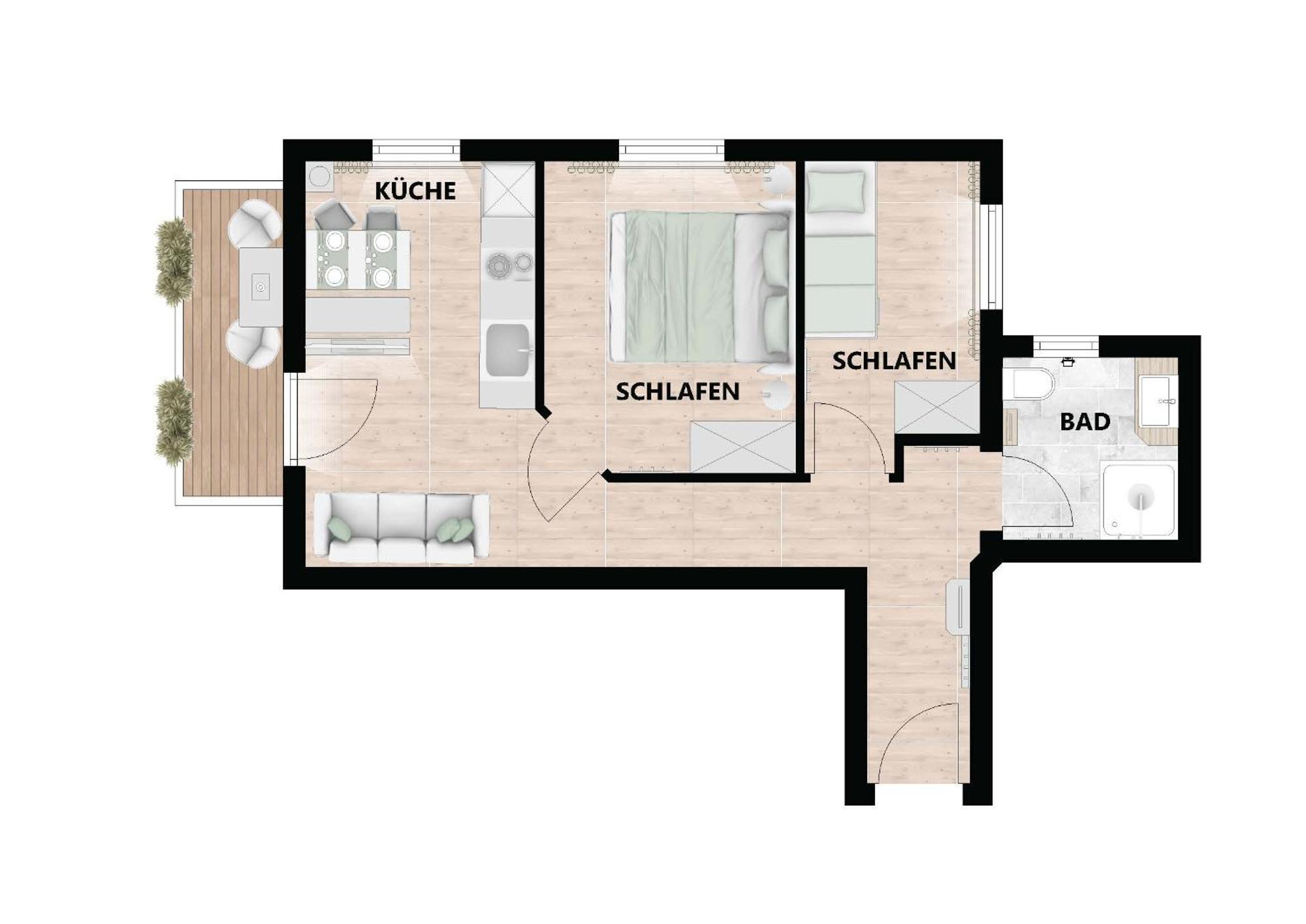 Myalps Mühlhof Apartment *